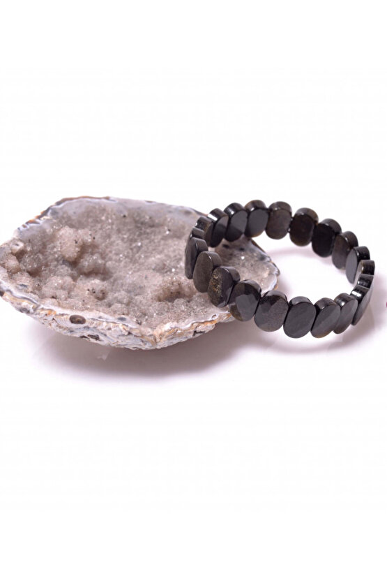 Obsidyen Taşı Roleks Bileklik