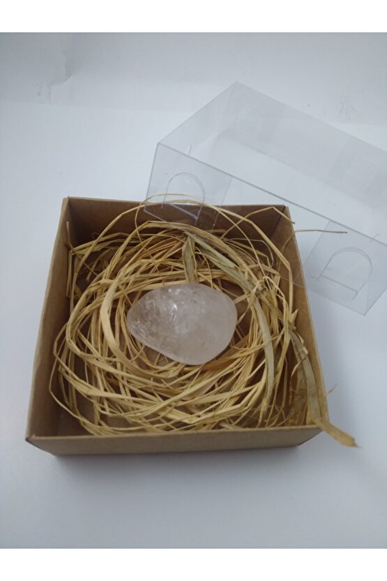 Kuvars Taşı Biblo Ham Doğaltaş Biblo 35-40 gr