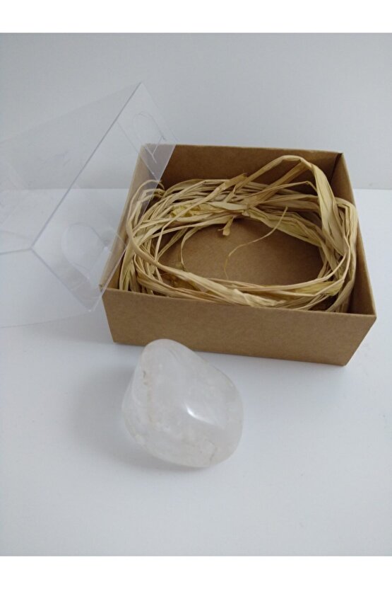 Kuvars Taşı Biblo Ham Doğaltaş Biblo 40-45 gr