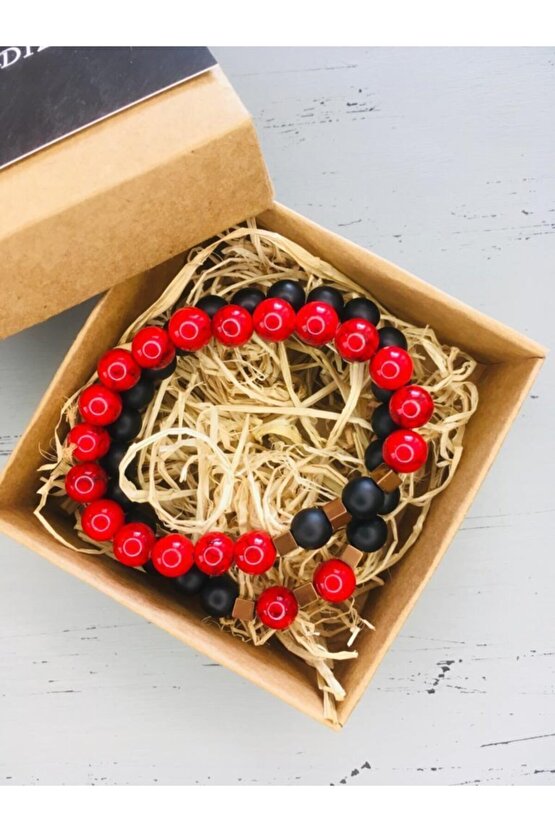 Doğal Taş Çift Bilekliği