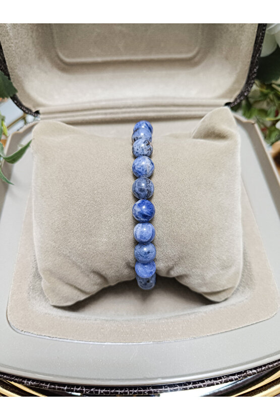 Doğal Taş Sodalit Taşı Bileklik