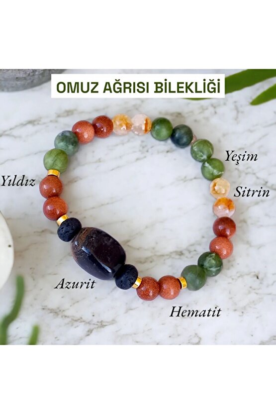 Omuz Ağrısı Doğaltaş Bileklik