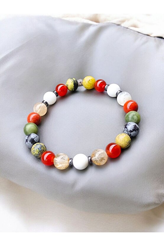 Doğal Taş Başak Burcu Bilekliği