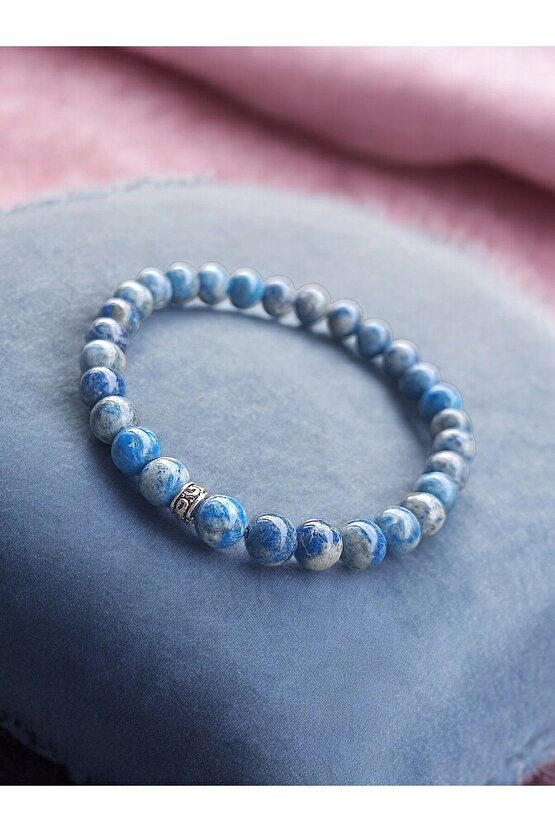 Doğal Taş Lapis Lazuli Taşı Bileklik 6 mm