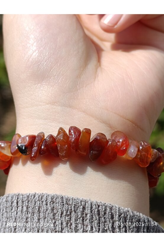 Akik Kırık Doğaltaş Kadın ve Erkek Bileklik