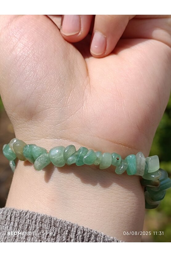 Aventurin Kırık Doğaltaş Kadın ve Erkek Bileklik