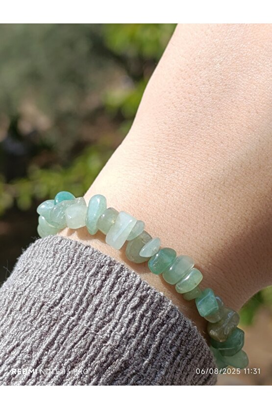 Aventurin Kırık Doğaltaş Kadın ve Erkek Bileklik