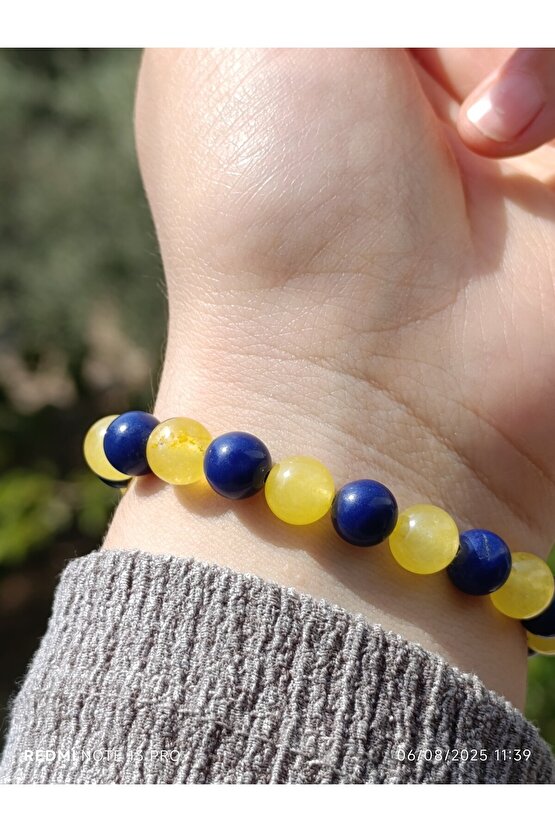 Fenerbahçe Doğaltaş Kuvars Taraftar Bilekliği Kadın ve Erkek