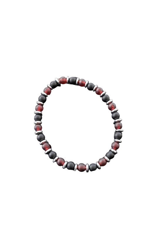 Erkek Altıngümüş Aparatlı Bileklik