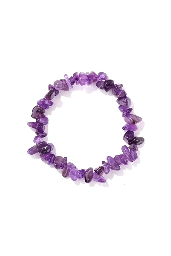 AMETİST KIRIKTAŞ BİLEKLİK