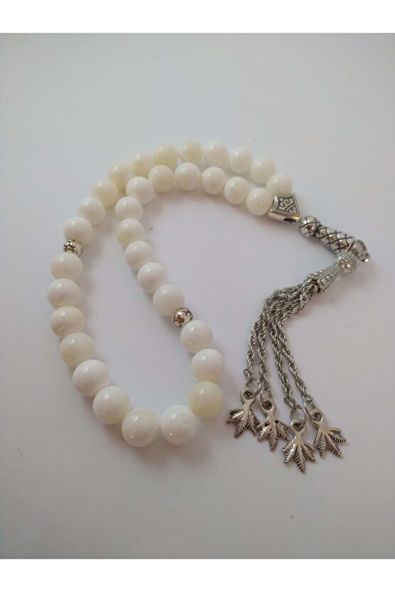 Sedef Taşı (bereket Taşı) Tespih  Doğaltaş Tespih