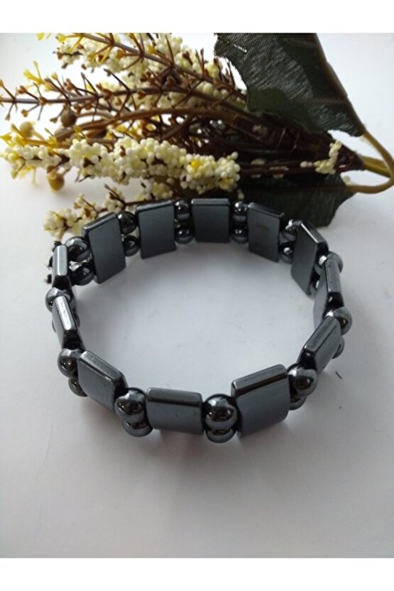 Hematit Taşı Bileklik  Doğaltaş Unisex Bileklik