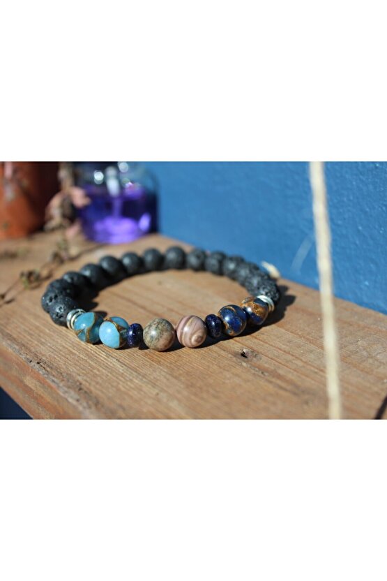 Murano Kuvars - Radonit Doğal Taş Bileklik