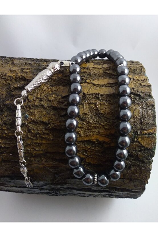 Hematit Taşı Tespih  Doğaltaş Tespih