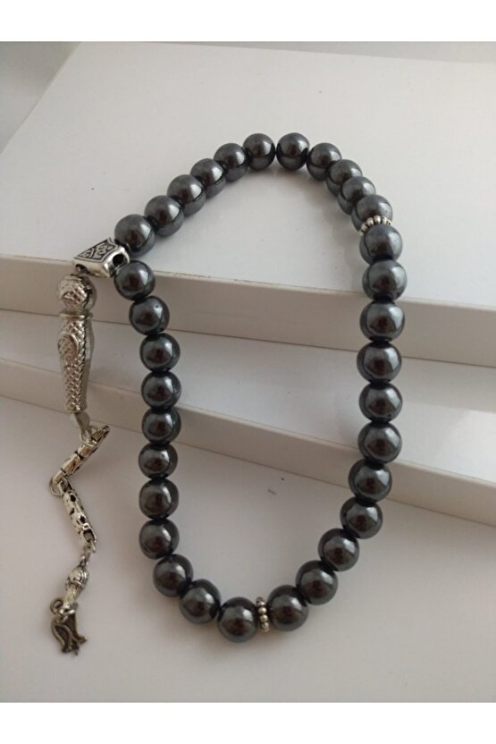 Hematit Taşı Tespih  Doğaltaş Tespih