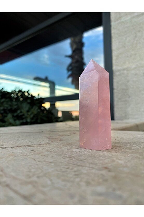 Pembe Kuvars  Doğal Taş - Kazık Kütle Taş