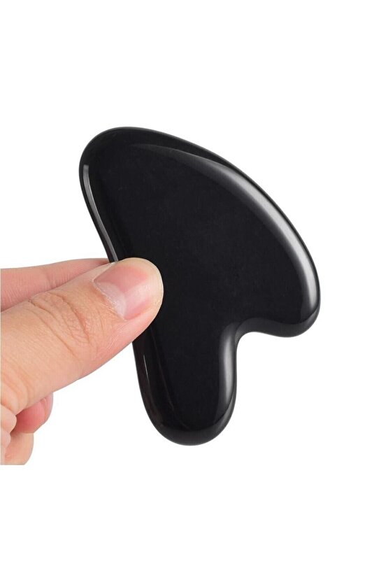 Sertifikalı Obsidyen Gua Sha Masaj Taşı