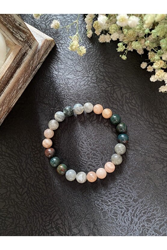 Doğal Taşlı Burç Bilekliği Balık Burcu