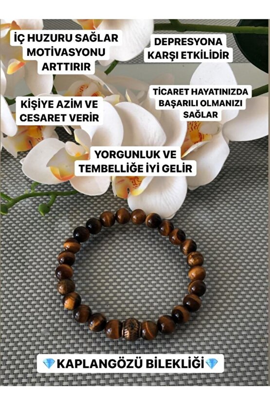 Doğaltaş Kaplangözü Taşı Bilekliği