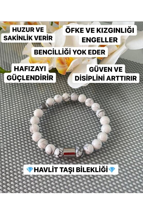 Doğaltaş Havlit Taşı Bilekliği