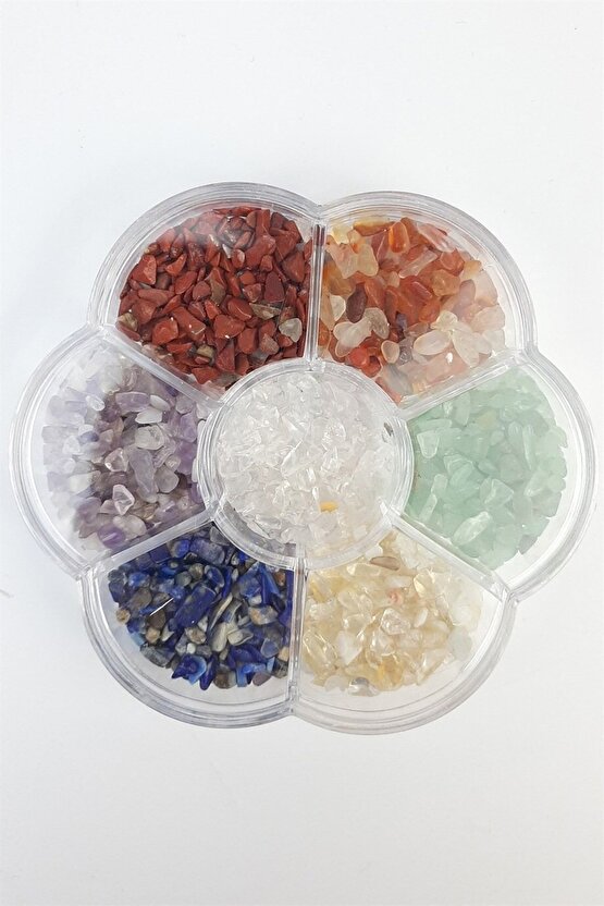 7 Çakra Doğal Taş Özel Stand Set Helsinki