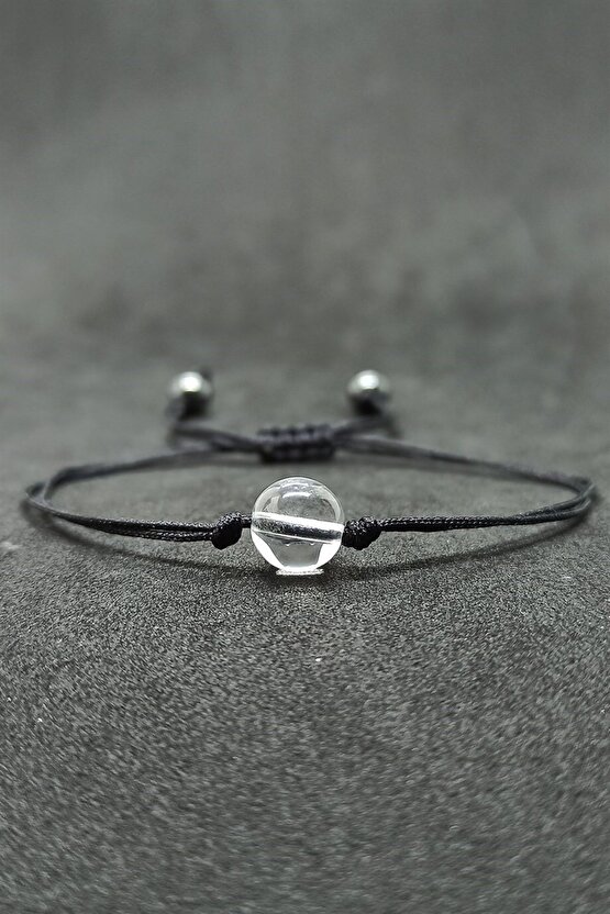 Kristal Kuvars Doğal Tek Taş Bileklik Helsinki