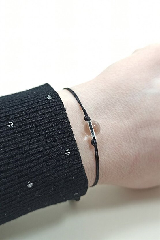 Kristal Kuvars Doğal Tek Taş Bileklik Helsinki