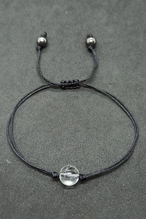 Kristal Kuvars Doğal Tek Taş Bileklik Helsinki