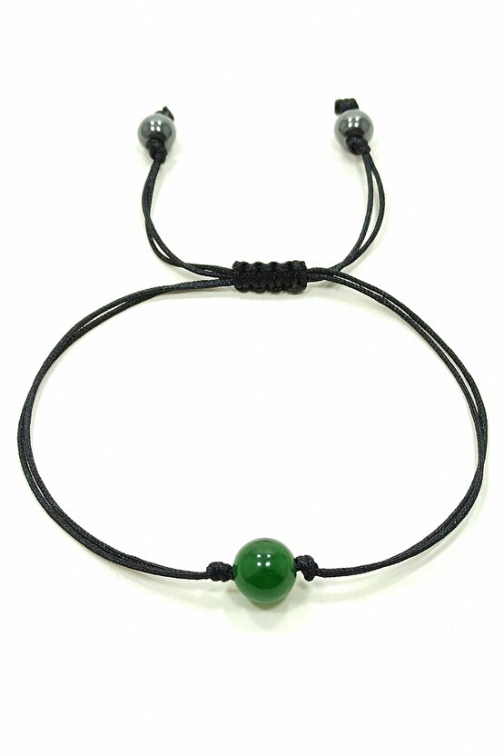 Yeşim Doğal Tek Taş Bileklik Helsinki