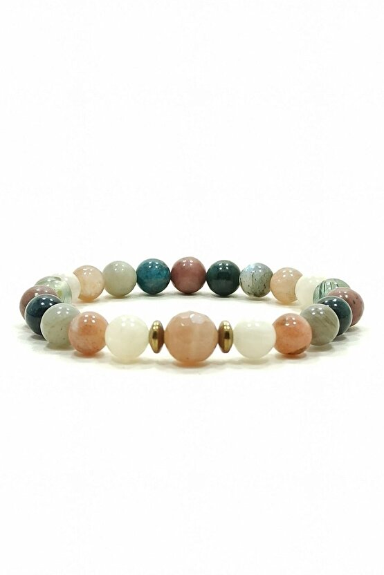 Kilo Kontrol Bilekliği Ay Taşı Labradorit Doğal Taş Bileklik Helsinki