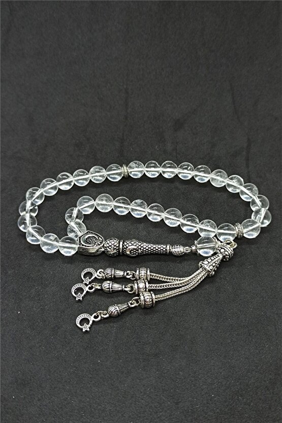 Kristal Kuvars Doğal Taş Tesbih Helsinki