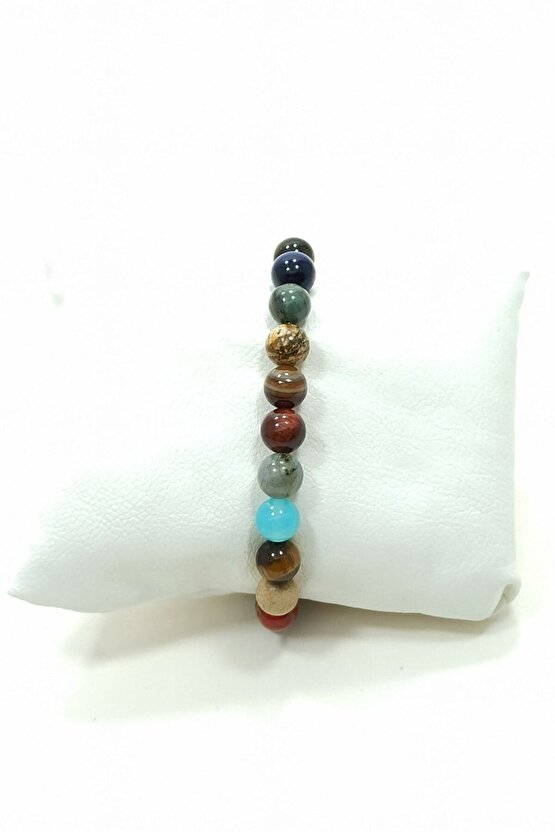 Gezegen Bileklik Güneş Sistemi Doğal Taş Gezegenler Doğal Taş Bileklik