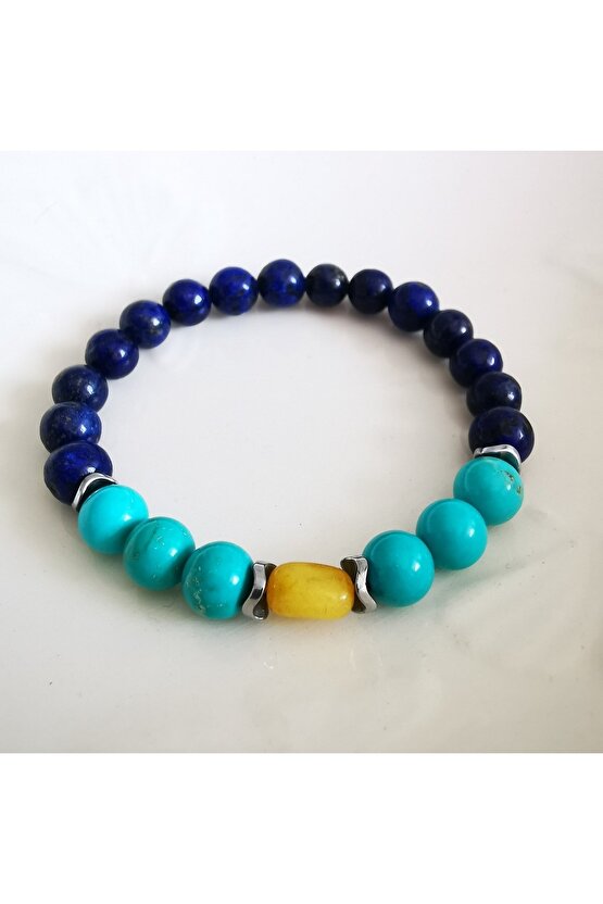 Boğaz Alerjisi doğaltaş Bilekliği