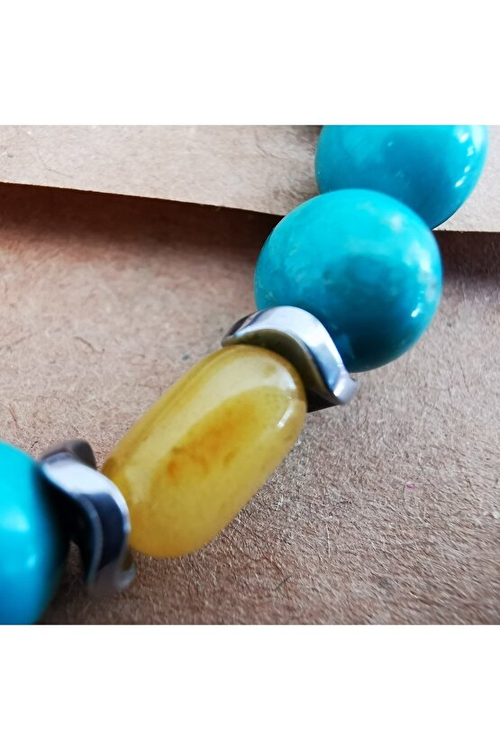 Boğaz Alerjisi doğaltaş Bilekliği