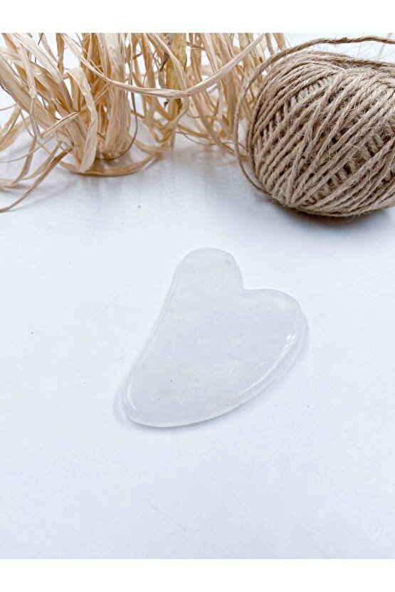 Kristal Kuvars Taşı Doğaltaş Roller Yüz Masaj Aleti