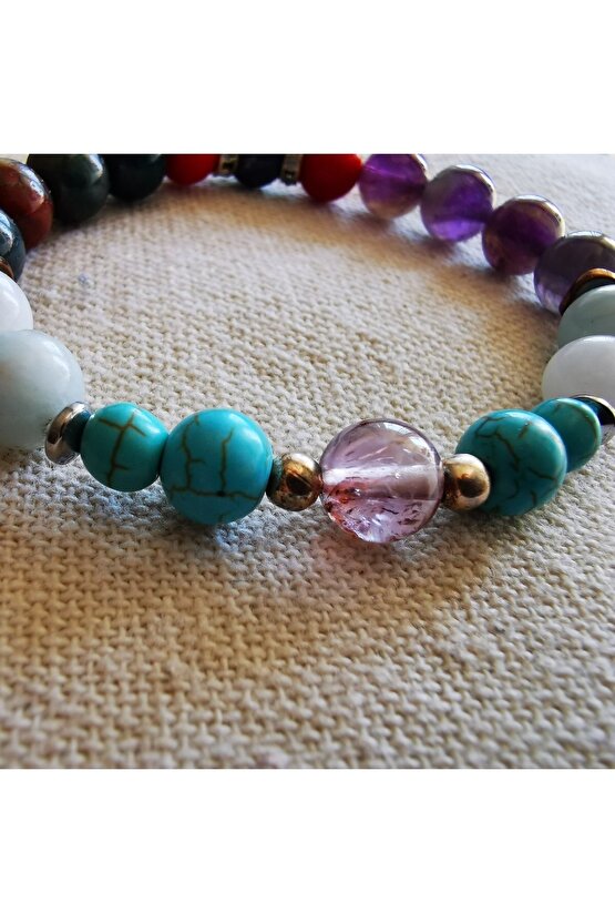 Balık Burcu  Doğaltaş Bilekliği