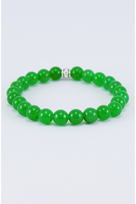 Doğal Taş Bileklik Aventurin 4. Kalp Çakrası, Koç Boğa Ikizler Yengeç Başak Terazi Ve Yay Şans Taşı