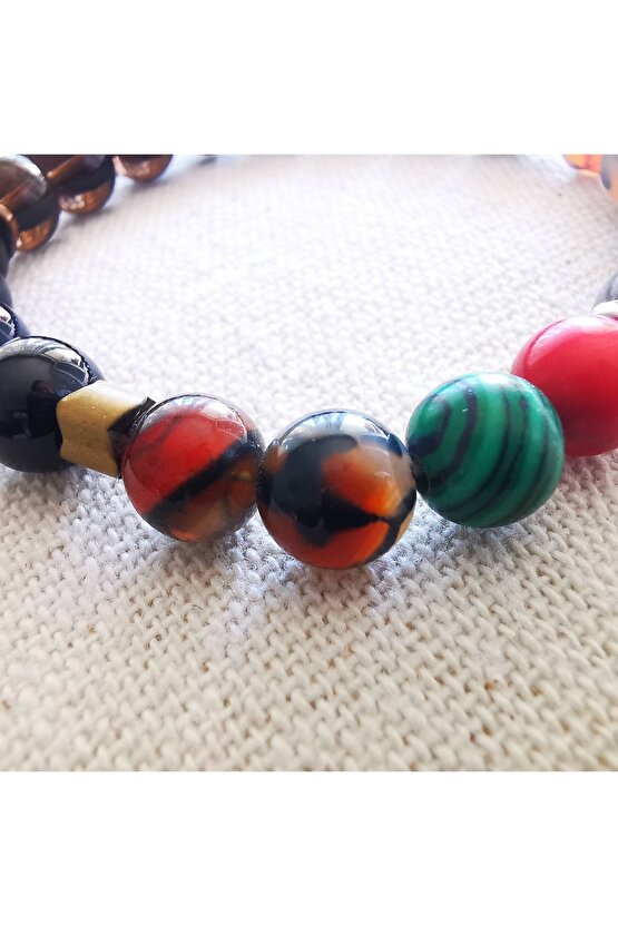 Oğlak Burcu  Doğaltaş Bilekliği