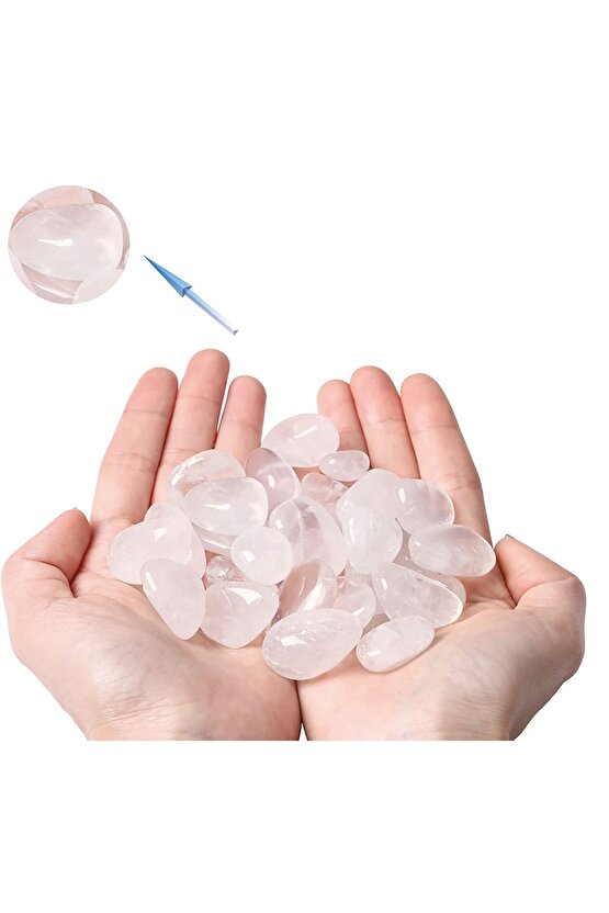 Doğal Taş Kristal Kuvars Tımbıl Taş (1 Adet )