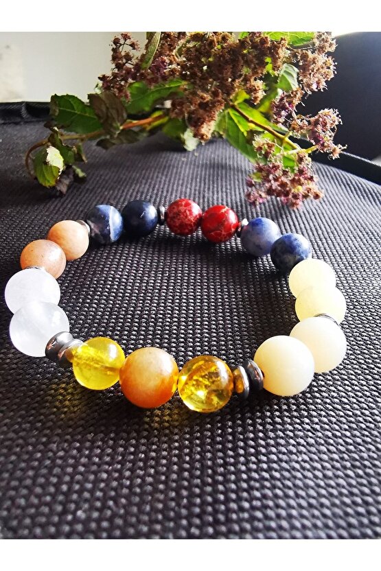 Indigo Çocuk Öğrenci Başarı Doğaltaş Bileklik