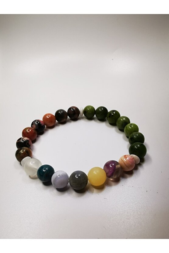 Aşk Mutluluk Sağlık Doğaltaş Bilekliği