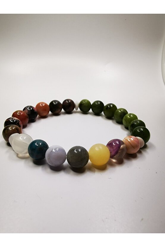 Aşk Mutluluk Sağlık Doğaltaş Bilekliği