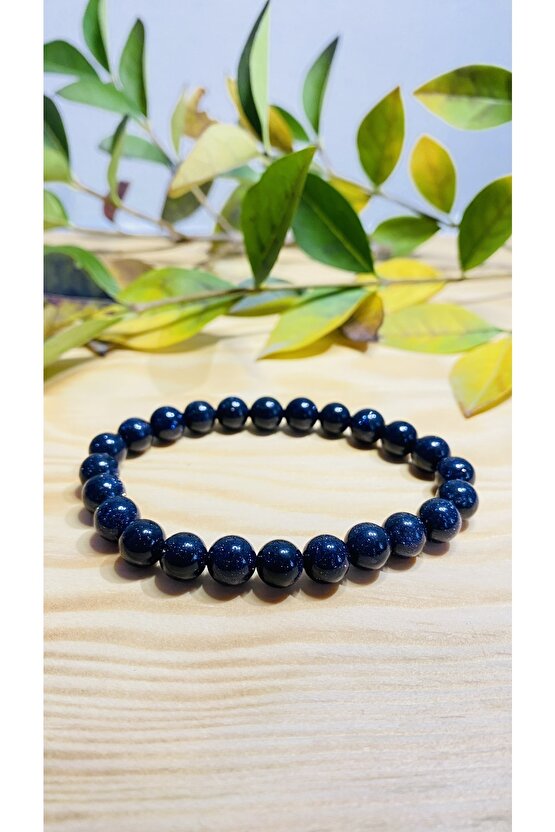 Orjinal Lacivert Yıldız Taşı Unisex Bileklik
