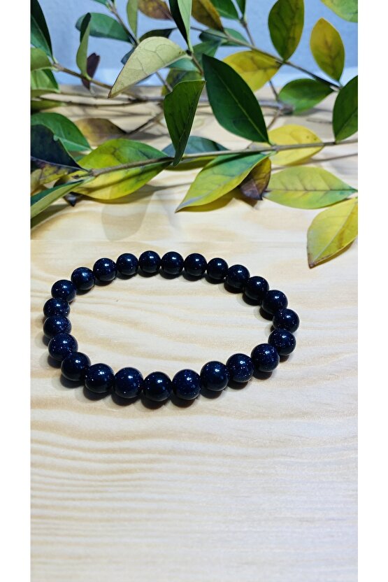 Orjinal Lacivert Yıldız Taşı Unisex Bileklik