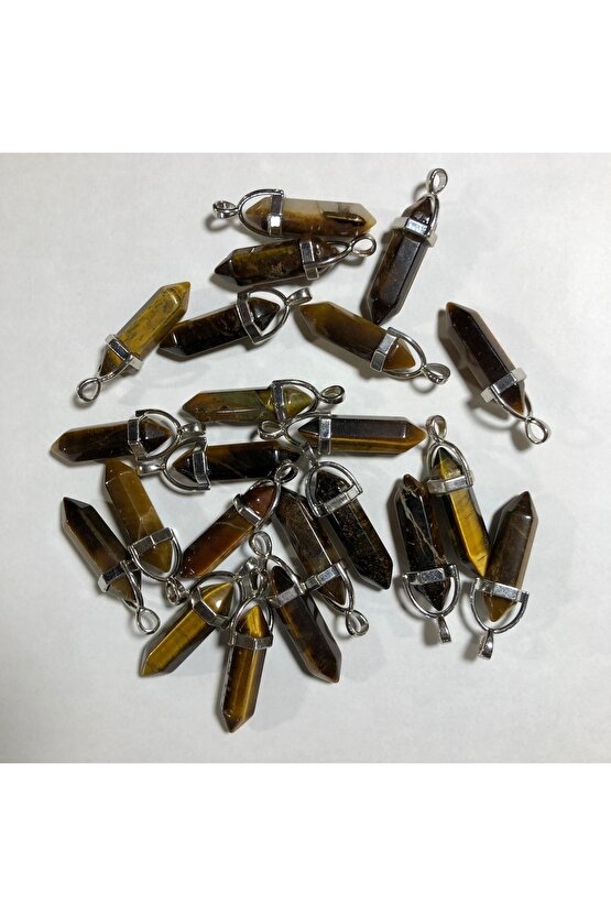 Çivi Kaplangözü Doğal Taş Kolye