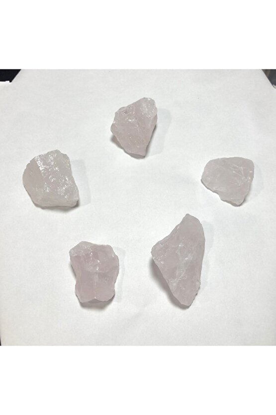 Ham Pembe Kuvars Doğal Taş (3-4cm)