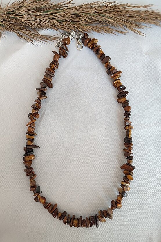 Sertifikalı Kaplangözü Kırıktaş Doğaltaş Kolye