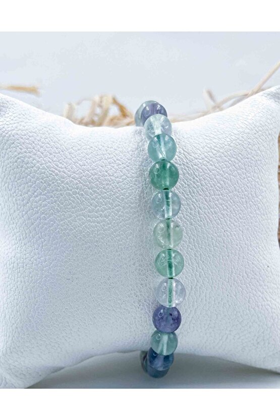 Florit Doğal Taş Bileklik 6 Mm