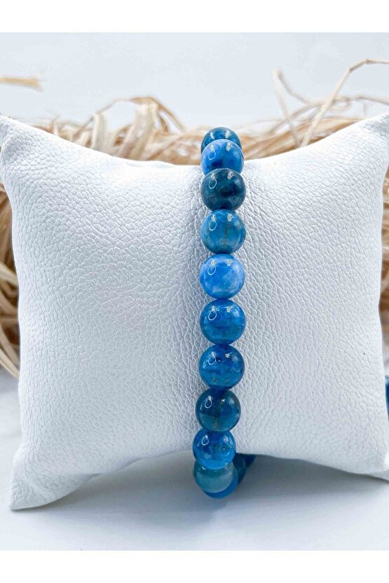 Apatit Doğal Taş Bileklik 8 Mm