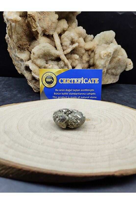 Ham Pirit Taşı Dekoratif Doğal Taş (sertifikalı)